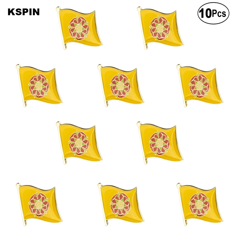 

LANCASHIRE Lapel Pin Flag badge Brooch Pins Badges 10Pcs a Lot