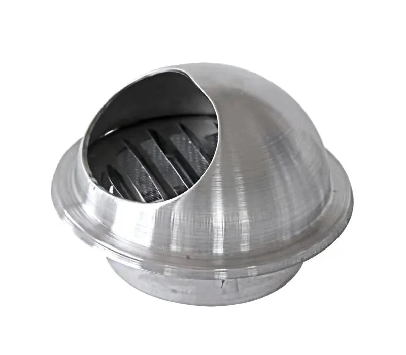 

100mm/150mm Air vent grille Accessory Extractor Nosed External Part Round Bull Silver Stainless Steel Useful Hot