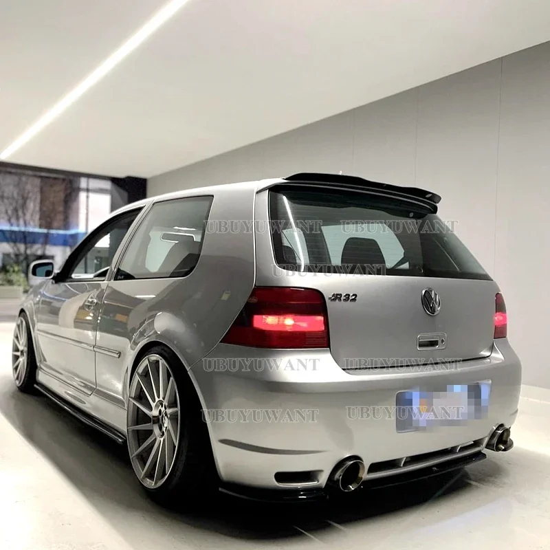 Задний спойлер для крыши UBUYUWANT 99-06 VW Golf 4 MK4 R32 хэтчбека из АБС-пластика блестящий
