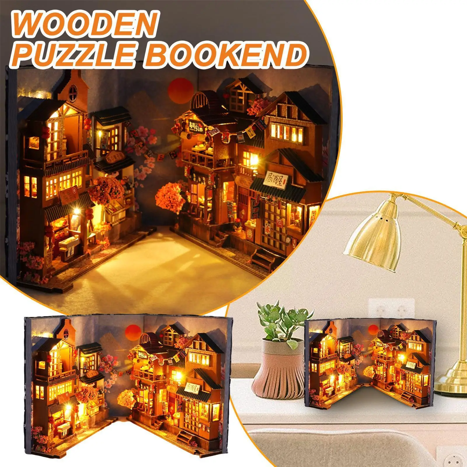 

Винтажная отделка DIY книжная полка мини кукольный дом мебель в сборке книжный дом 3D стоячие игрушки ручная модель орнамент деревянный образ...