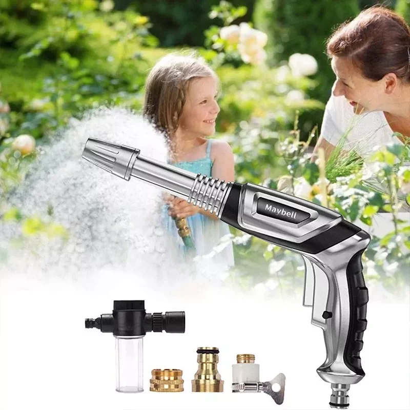 

New High Pressure Washer Water Gun Garden Hose Nozzle Spray For Water Hidrolavadora Car Wash Sprinkler Cleaning Tools Water Jet