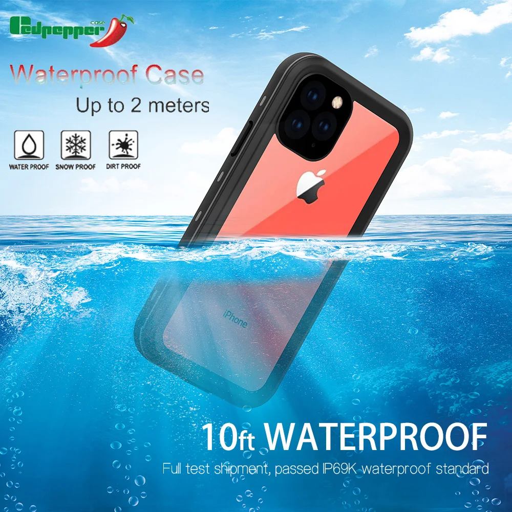 

Redpepper Original Brand Case For Iphone 11 Iphone11 Pro Max Ip69 Waterproof Dot Series Diving Underwater Shockproof Cover