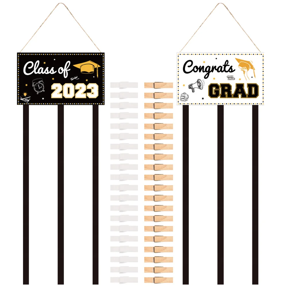 

1 Set of Home Picture Postcard Display Pendant Graduation Photo Hanging Frame Clips