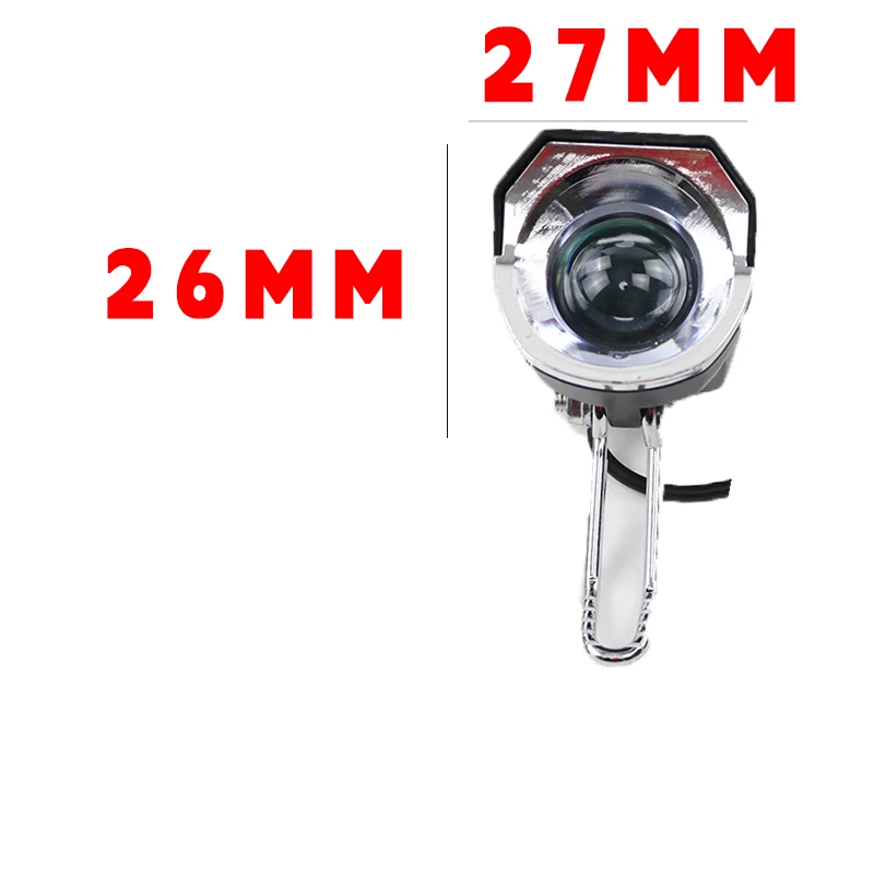 LINGQI Go Kart Светодиодная лампа для мотоцикла передняя с гудком питбайка фары