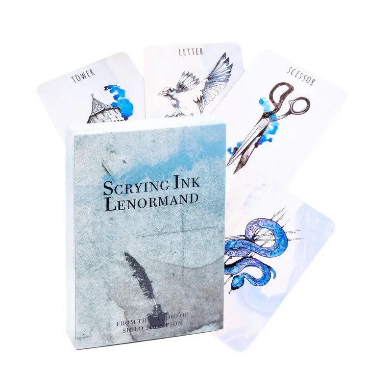 

Lenormand Tarot for Scrying Deck Oracle Cards Entertainment Card Game for Fate Divination for Ink Tarot Card