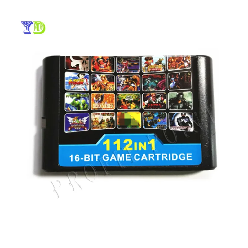 112 in 1 Hot Game Collection For SEGA GENESIS MegaDrive 16 Bit Retro Game Cartridge For PAL and NTSC