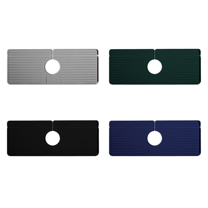 

Нескользящие защитные коврики для раковины, смеситель с защитой от брызг 14,6x5,6 дюйма, влагостойкий 53CA