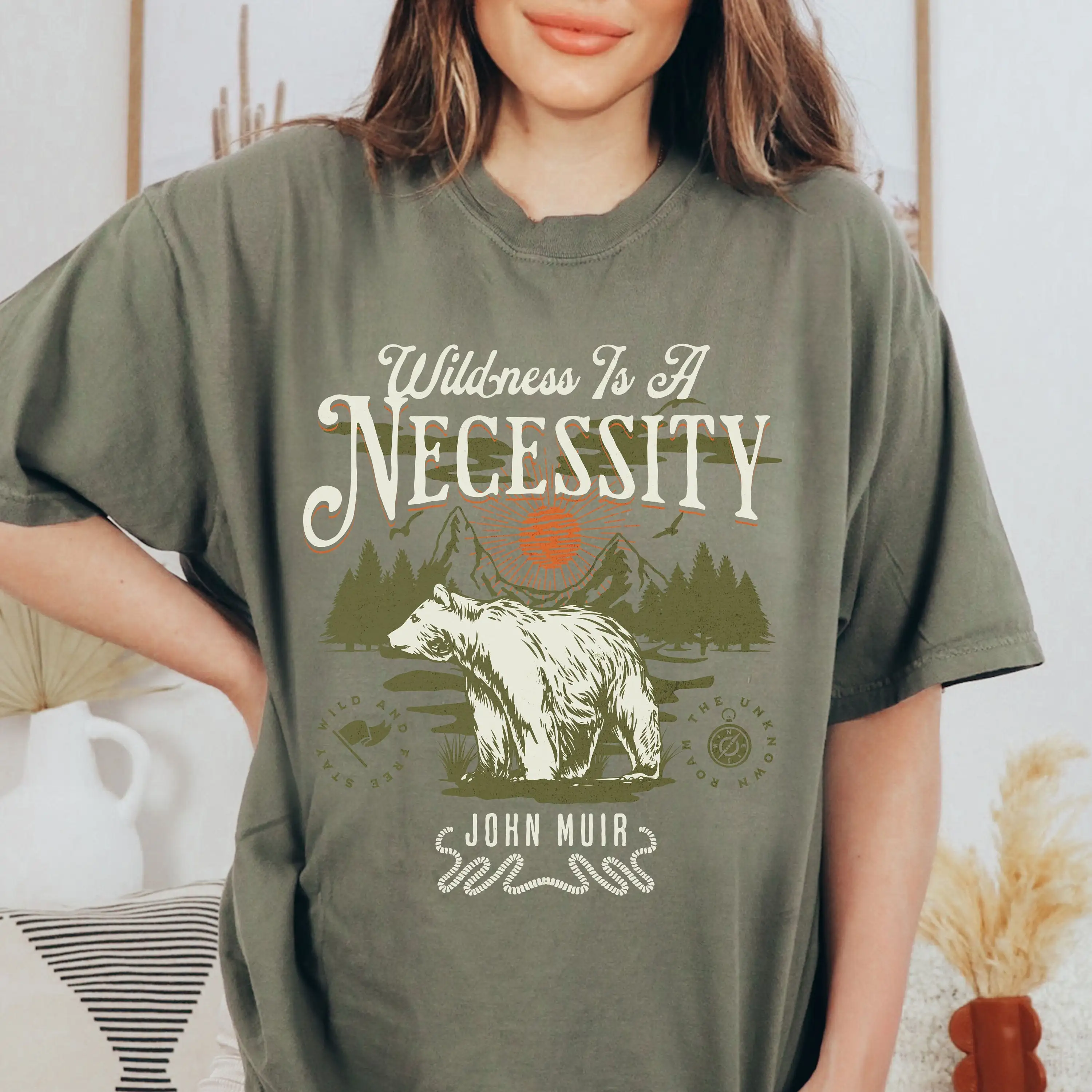 Походная футболка удобные цвета для путешествий винтажная эстетика кемпинг