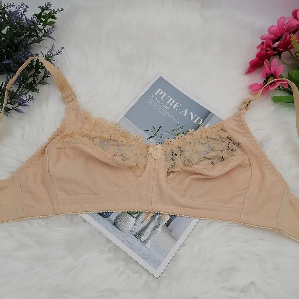 Чистый белый хаки сексуальные кружевные бюстгальтеры для женщин тонкий дышащий
