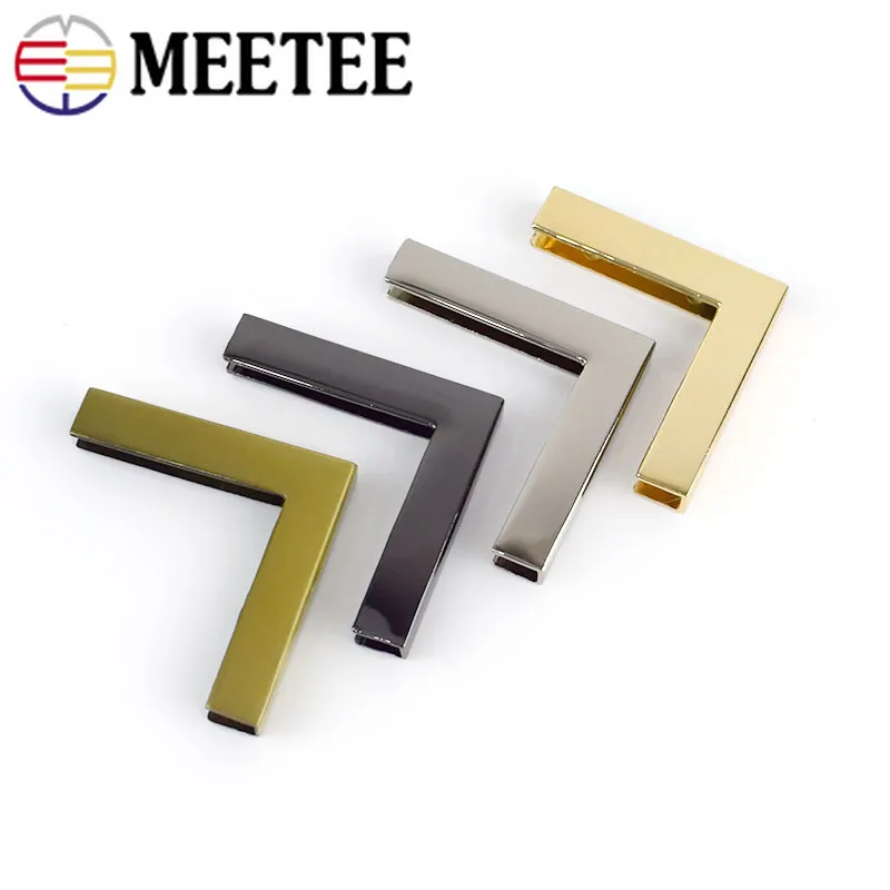 

Meetee 4/10/20pcs Bags Hardware Accessories Wrapping Angle Corner Buckles DIY Notebook Handbags Luggage Part Material F1-10