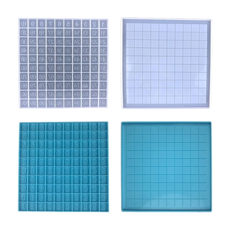 

Crystal Mould 1-100 Number Puzzle Toy Chocolate Mold Silicone Casting Mold