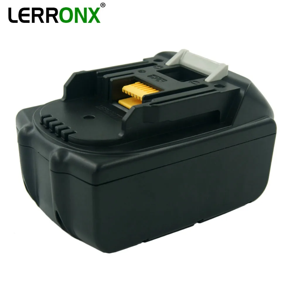 

LERRONX High Capacity 4.0Ah 18V Lithium Rechargeable Battery for Makita Cordless Drill BL1840 BL1815 BL1830 Replacement Bateria