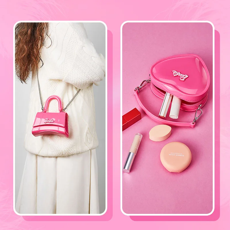 MINISO Подлинная Барби сумка через плечо Милая мультяшная аниме розовая милая Мода