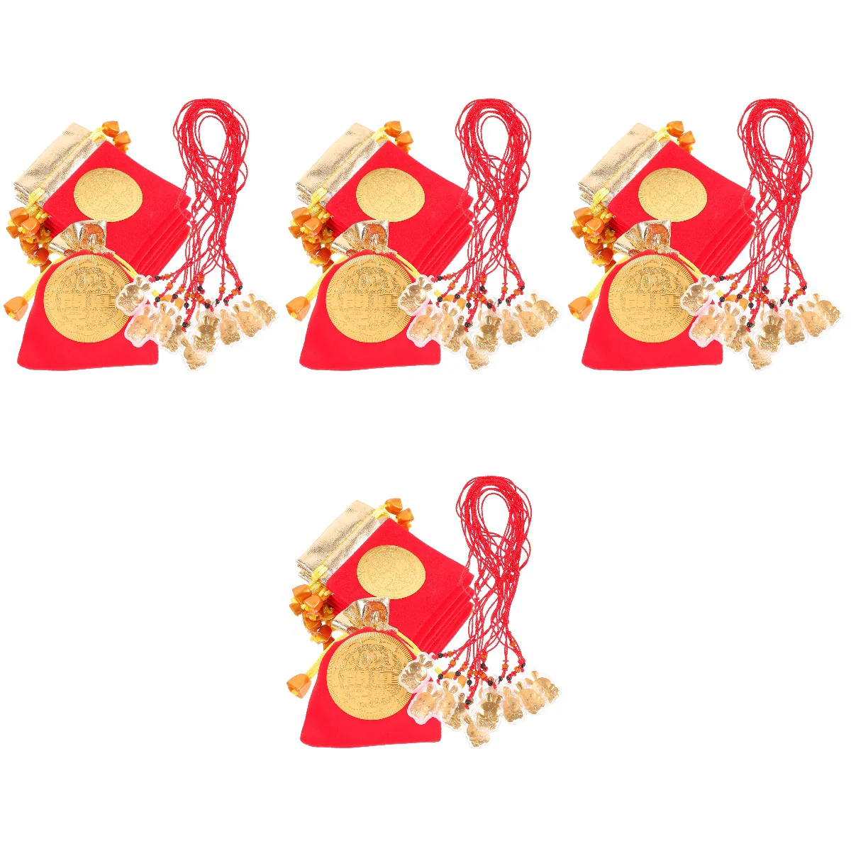 

40 sets of Rabbit Necklace New Year Gift Chinese New Year Rabbit Pendant