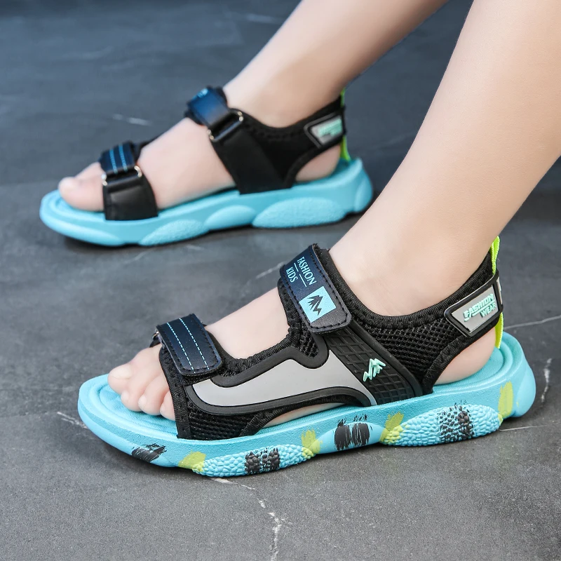 2023 Hot Sale Children Sandals Summer Beach Water Fashion Kids Shoes Lightweight Non-slip Soft Bottom Comfortable Baby Shoes