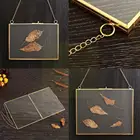 Старинная латунь, подвесная фотография, искусственное стекло, ВИНТАЖНАЯ фотография, двусторонний подарок, бронза для украшения дома P4j9