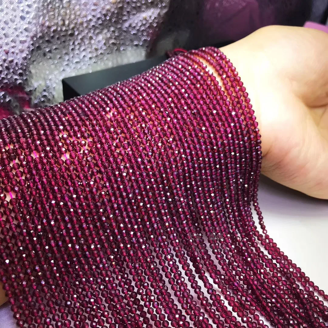 

Натуральный винно-красный гранат, небольшой граненый свободный гранат, гранат, Круглый гранат, бижутерия «сделай сам»