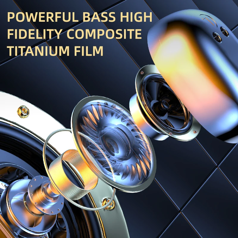

LED Digital Display Tws Earphones Stereo Noise Reduction Wireless Headphones Bluetooth - Compatible For Android Ios Earbuds