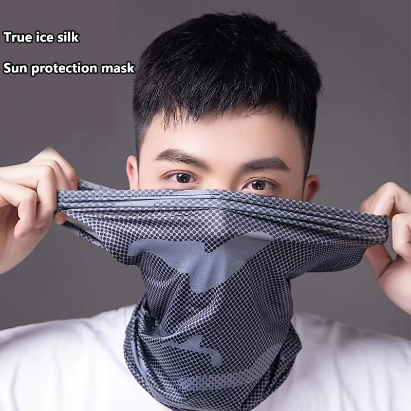 Летняя Защита от УФ-лучей дневной шарф для лица защита солнца езды на велосипеде