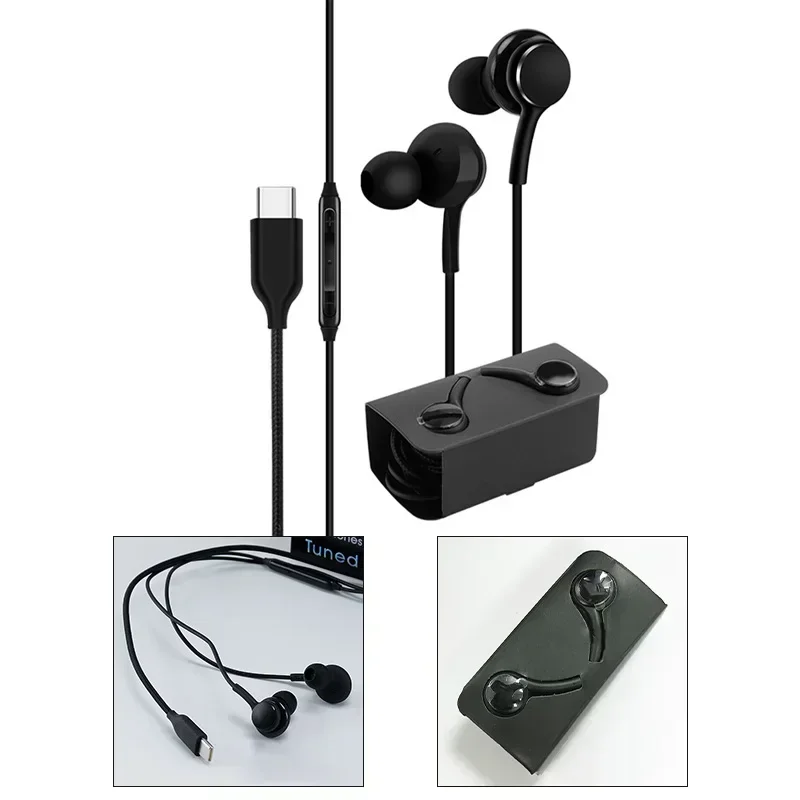 Проводные наушники с расширенным износом типа C высококачественные эргономичный