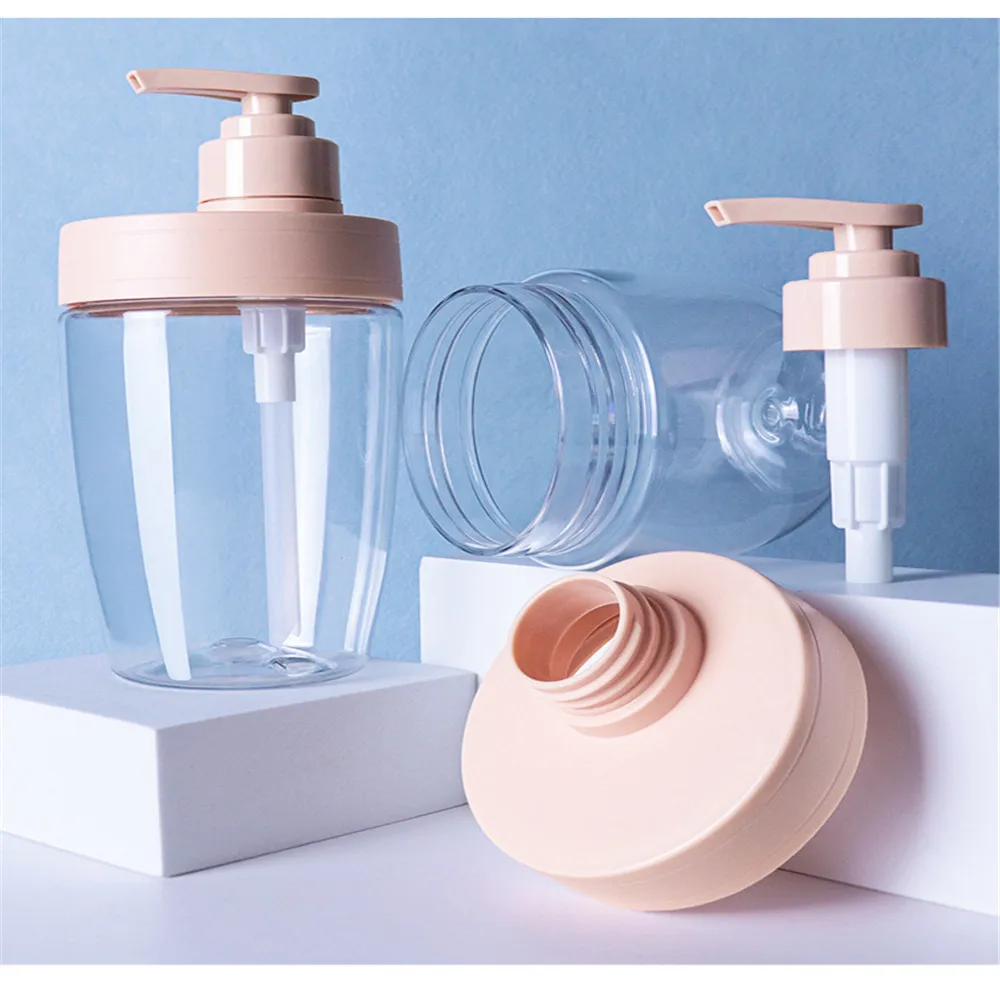 Прозрачная бутылка для шампуня 500 мл