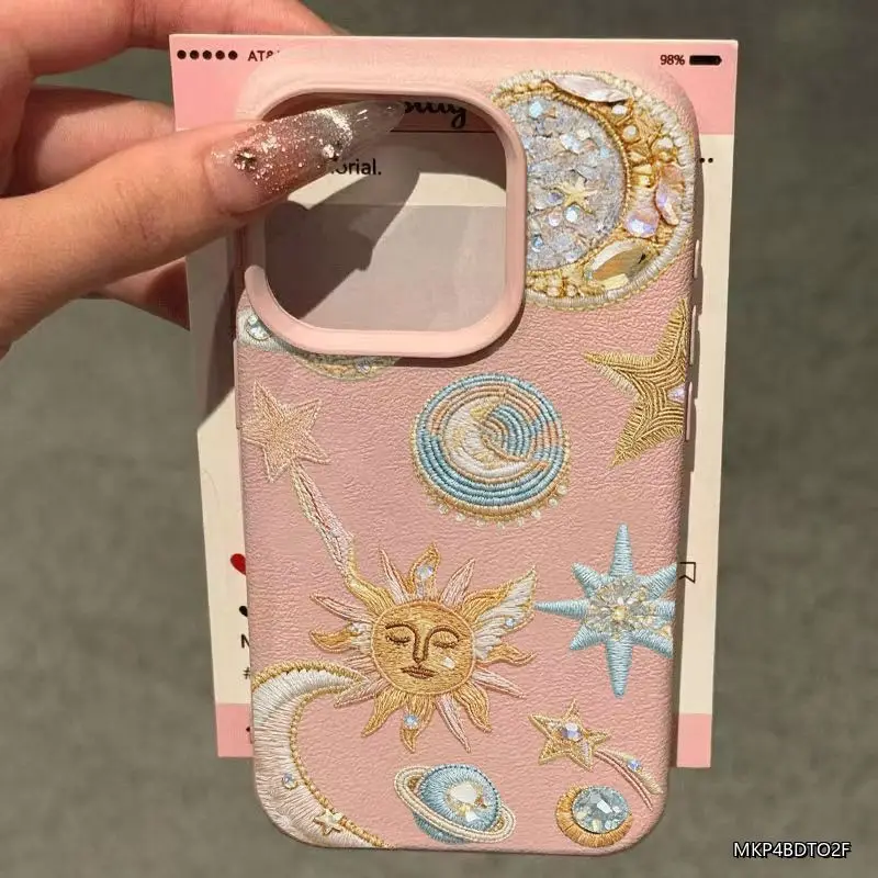 Мягкий чехол для iPhone с элементами светлого золотого дизайна: звезда, луна, солнце, планеты для моделей 17 Air, 11, 13, 14, 12, 15, 16 Pro Max, XS, XR, 7, 8 Plus, 16E (art.: 3920d7dddf645) - 3920d7dddf645