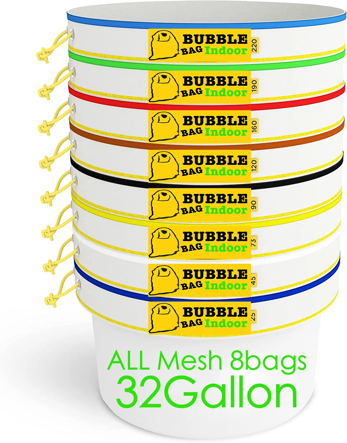 All Mesh 32 Gallon Bubble Bags  Herbal Ice Extractor Hash Es