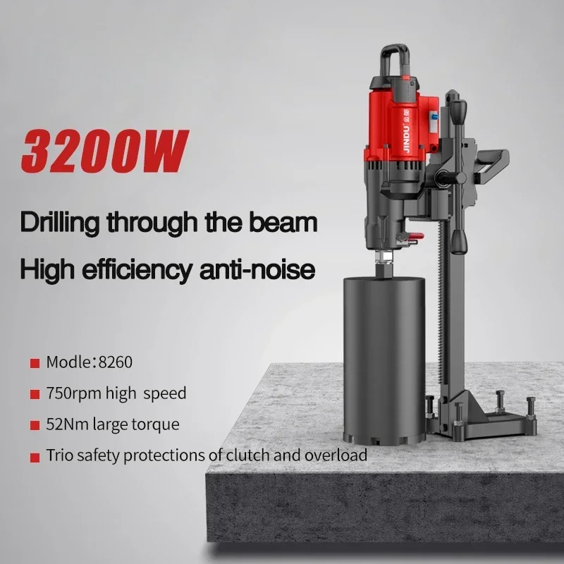 jindu 3200W 230MM высокопроизводительные станки для колонкового бурения усиленного