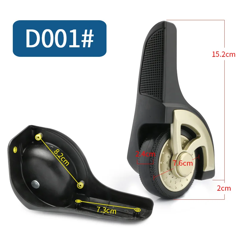 Suitcase Casters Luggage Repair Replacement Universal Wheels Luggage Wheel Accessories Silent Fashion High Quality Casters Parts
