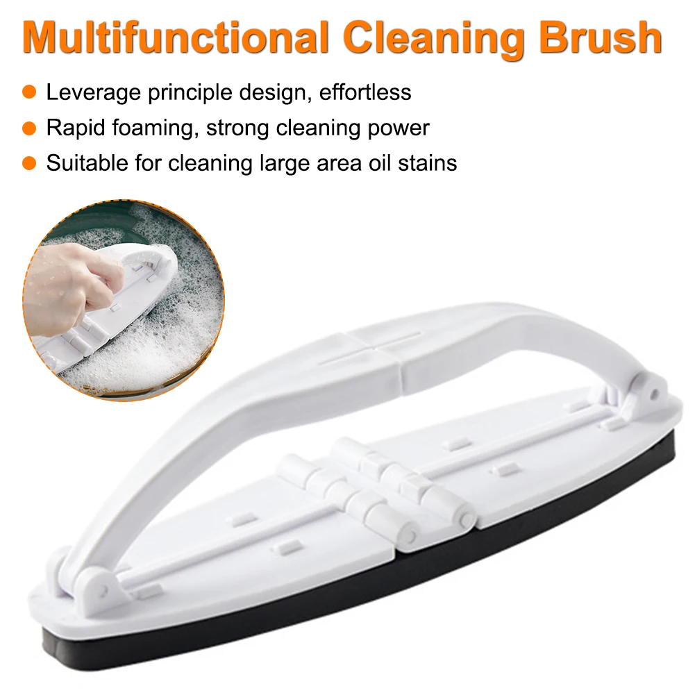 

Kitchen Cleaning Bathroom Toilet Kitchen Glass Wall Cleaning Bath Brush Plastic Handle Sponge Bath Bottom