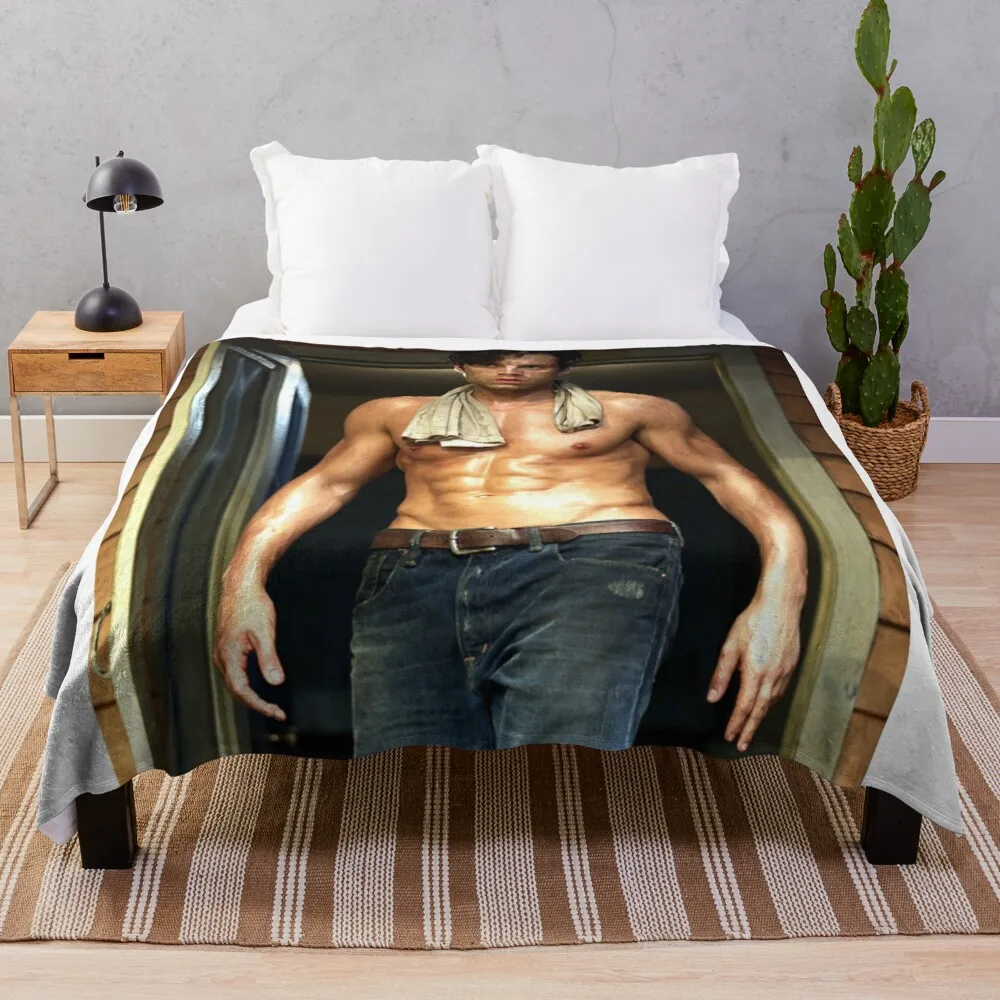 

Sebastian StanThrow Blanket velour Plush fabric