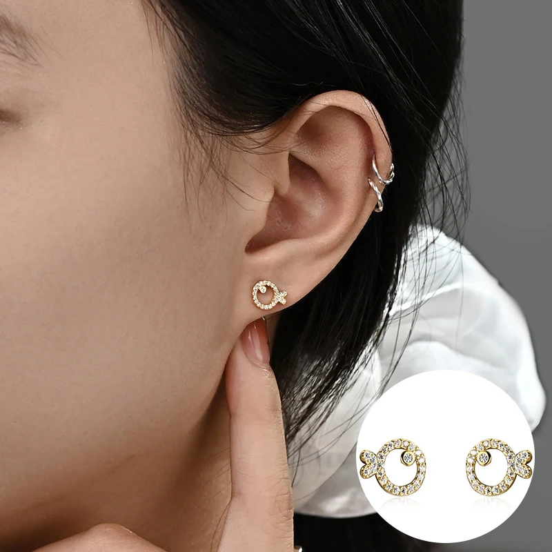 

100% Стерлинговое Серебро 925 пробы с фианитами