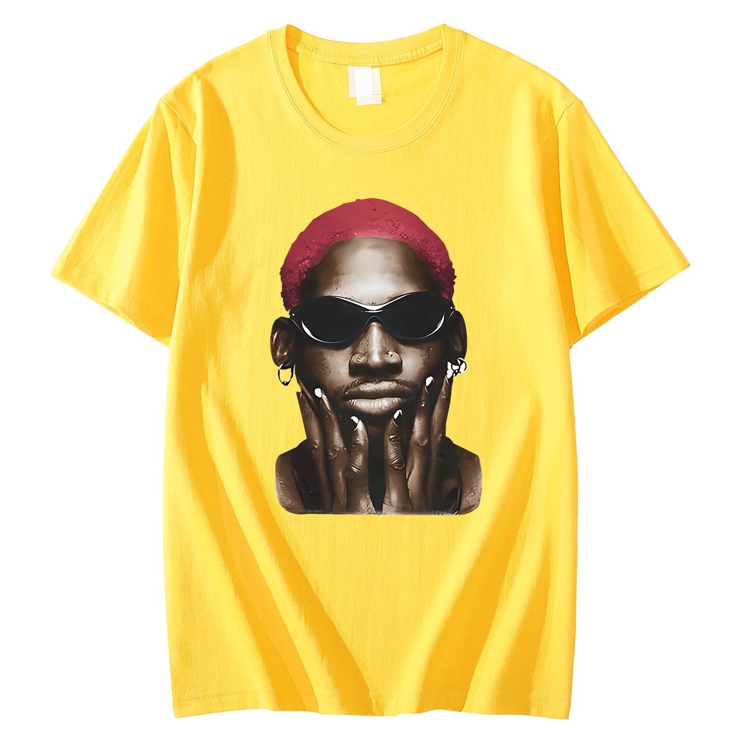 

Summer New StreetClothing Personality Pattern Printed Loose 100% Cotton PrintT-shirt Oversized For Men's Top Free Shipping S-4XL