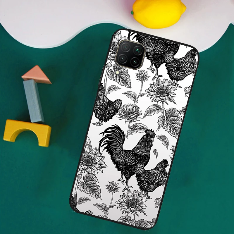 Чехол с рисунком курицы для Huawei Nova 9 10 SE 11i 8i 3i 5T Y90 Y91 Y70 Y60 Y61 P20 P30 P40 Lite P60 Pro