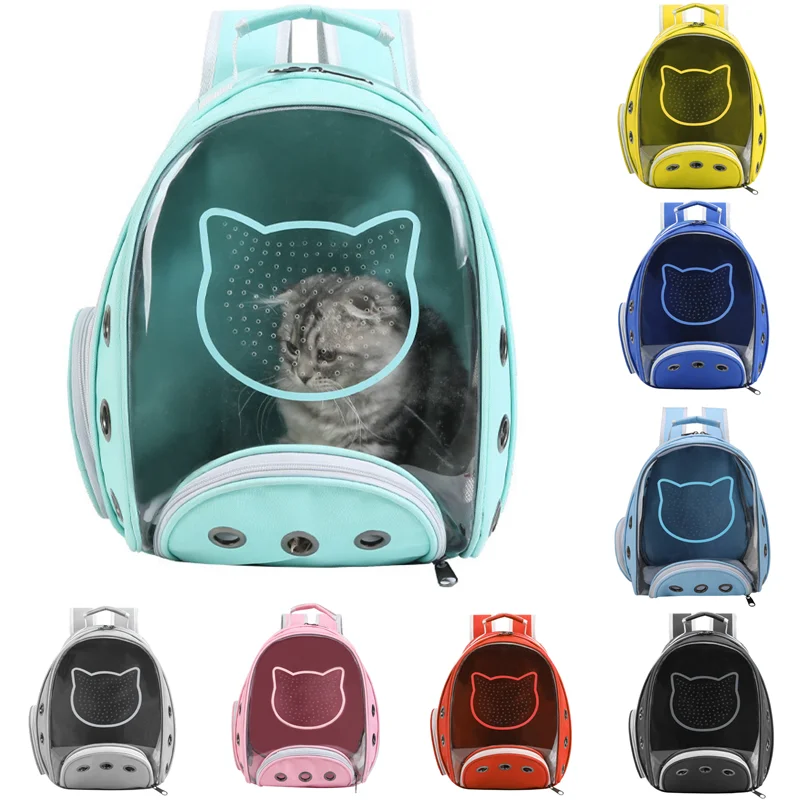 

Pet Cat Carrier Cat Backpack Pet Carrier Bag Breathable Portable Outdoor Travel Bag For Cat Dog Transparent Space Capsule