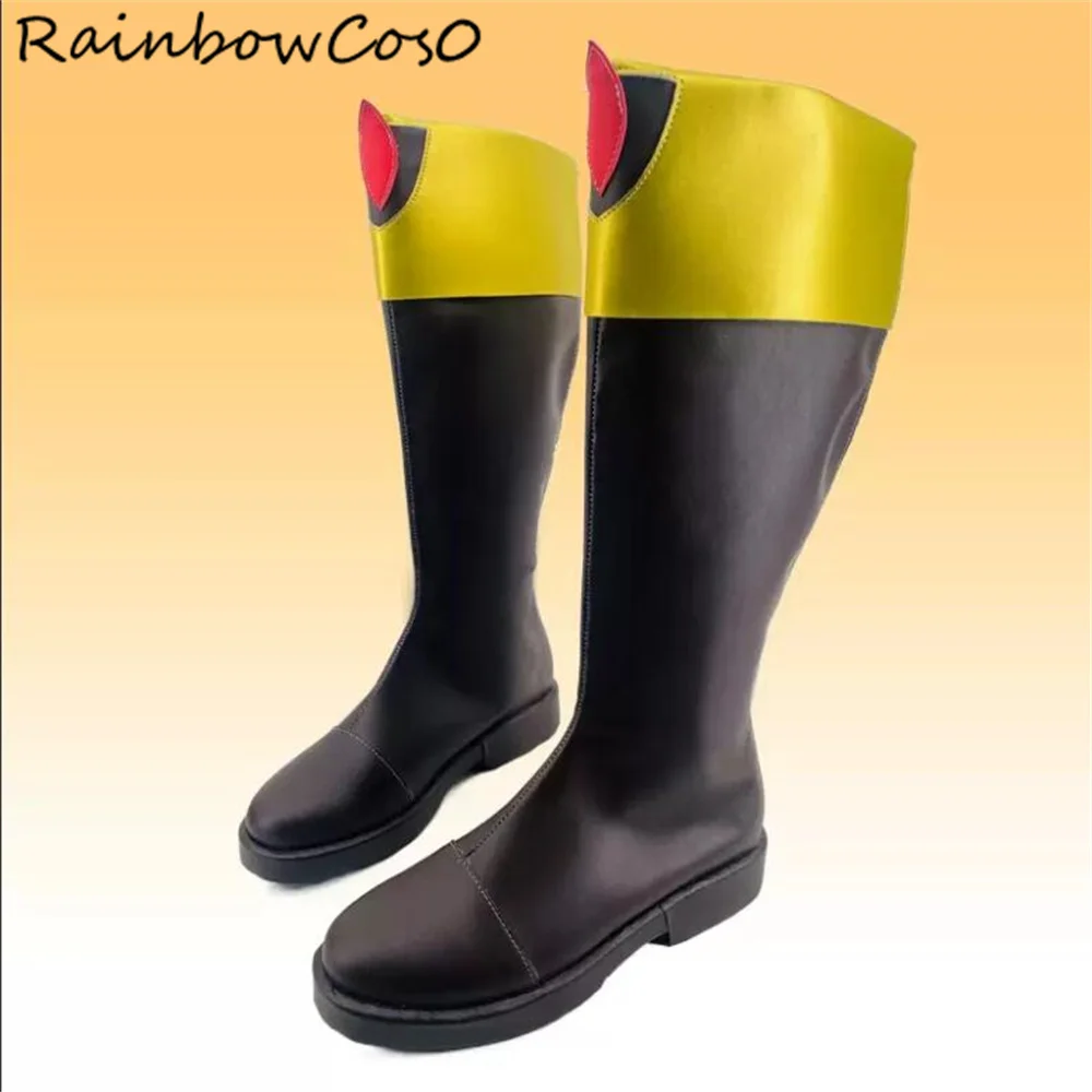 Ohsama Sentai King Ohger обувь для косплея сапоги Аниме Стиль Хэллоуин Рождество RainbowCos0 W3947