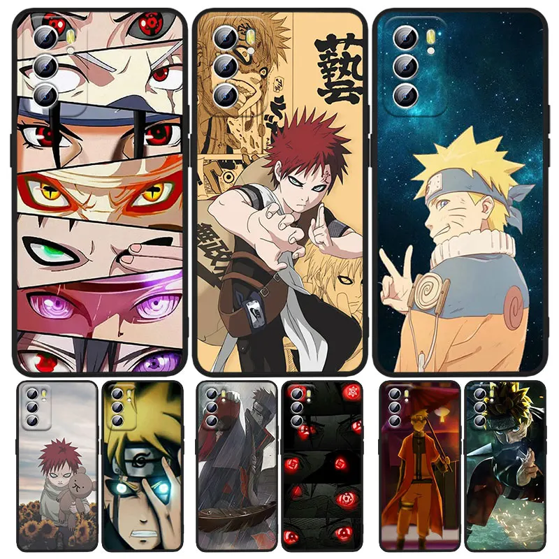 

Naruto anime cool Phone Case For OPPO A5 A9 A12 A1K AX7 A72 A52 A31 A53 A53S A73 A93 A94 A74 A16 2018 2020 Black luxury Back