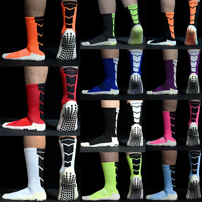 [SUNBIKE] Anti Slip Football Socks Breathable Men Sports Soccer Socks Cycling Outdoor