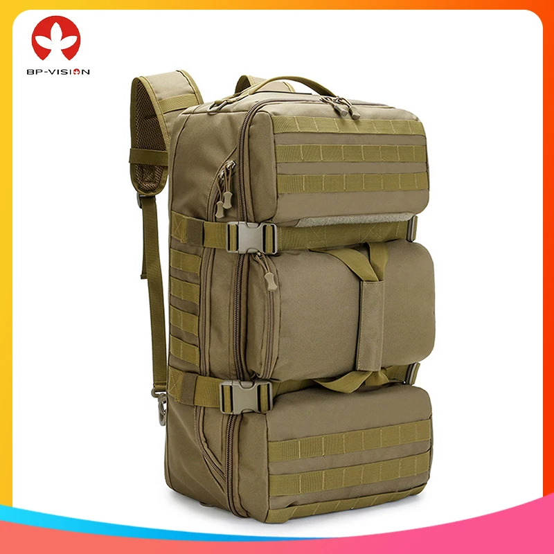 

Travel Backpack Camping Militari Bag Waterproof Hiking Rucksack Outdoor Nylon Shoulder Package for Camping Climbing Molle