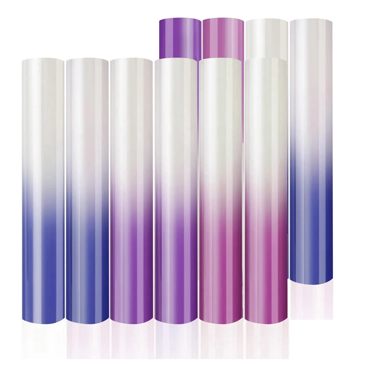 Виниловый теплопередача с изменением цвета солнца — 10 шт. 12X10 дюймов 3D Puff HTV Vinyl 3