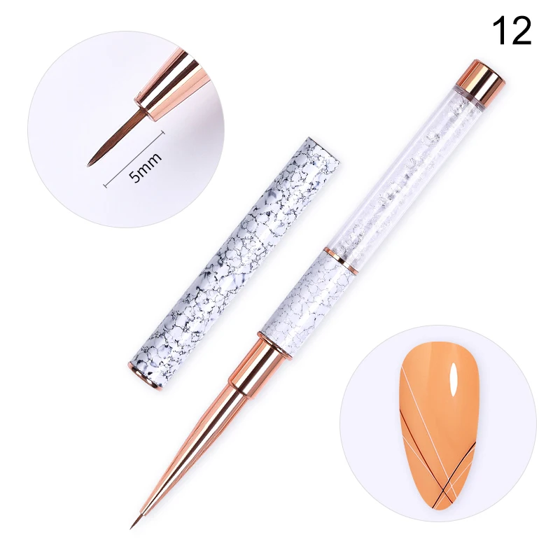 1pc Nail Brush For Manicure Acrylic UV Gel Extension Pen For DIY Polish Painting Drawing Brush Paint Tools Beauty images - 6