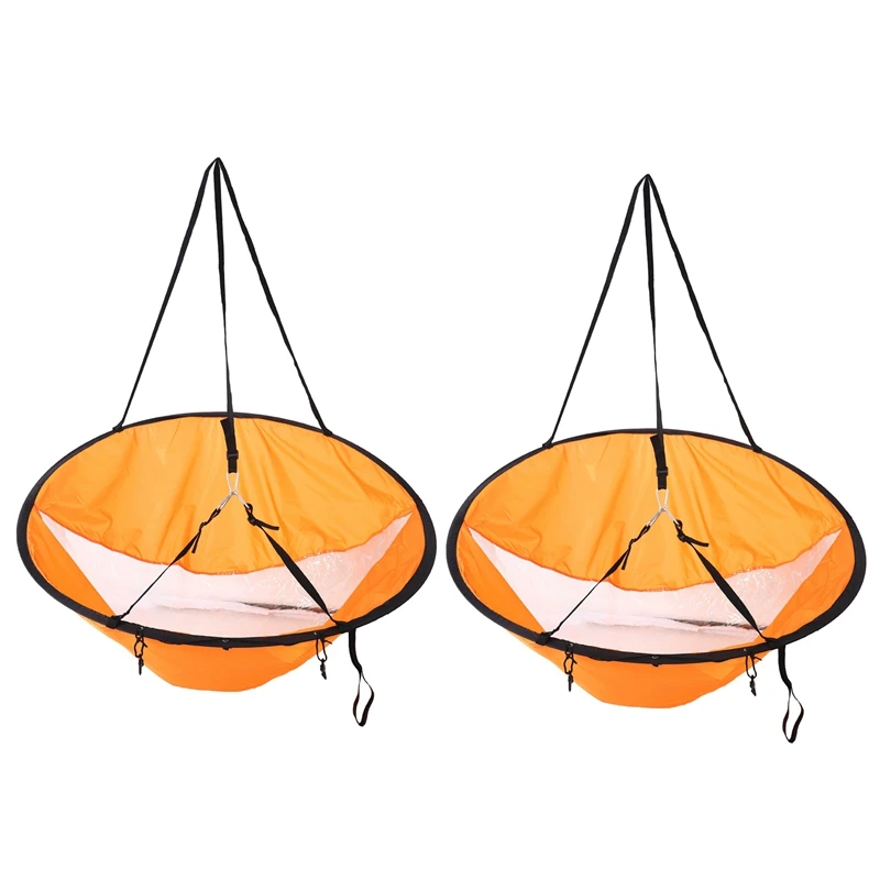 

2X Downwind Wind Sail Kit 42 Inches Kayak Canoe Accessories, Easy Setup & Deploys Quickly, Compact & Portable