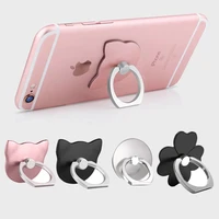 universal finger ring holder cell smart round phone ring cat holder for iphone 13 12 mount stand mobile phone socket smartphone