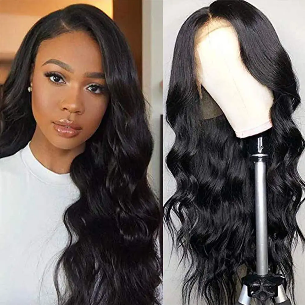 

Alipretty 13x4 Body Wave Lace Front Human Hair Wigs For Black Women 180% Brazilian Body Wave Lace Frontal Wig With Baby Hair