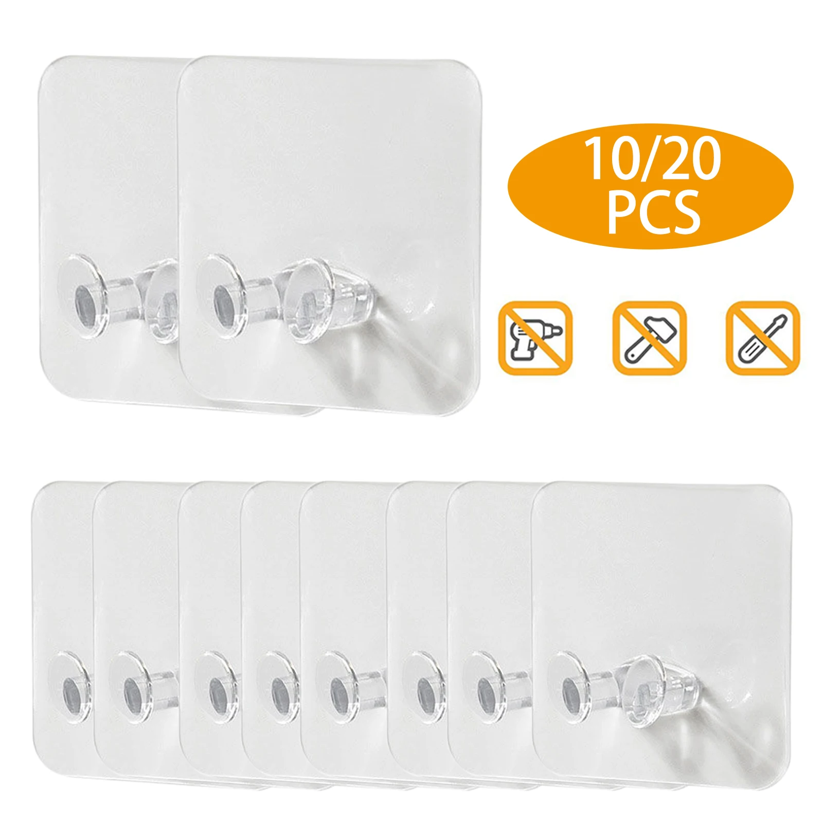 

Wall Storage Hook Punch-free Power Plug Socket Holder Kitchen Stealth Hook Wall Adhesive Hanger Office Bedroom Storage