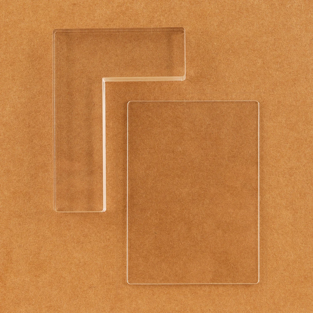 9 размеров прозрачный акриловый штамп блок для штамповки DIY скрапбукинга карты