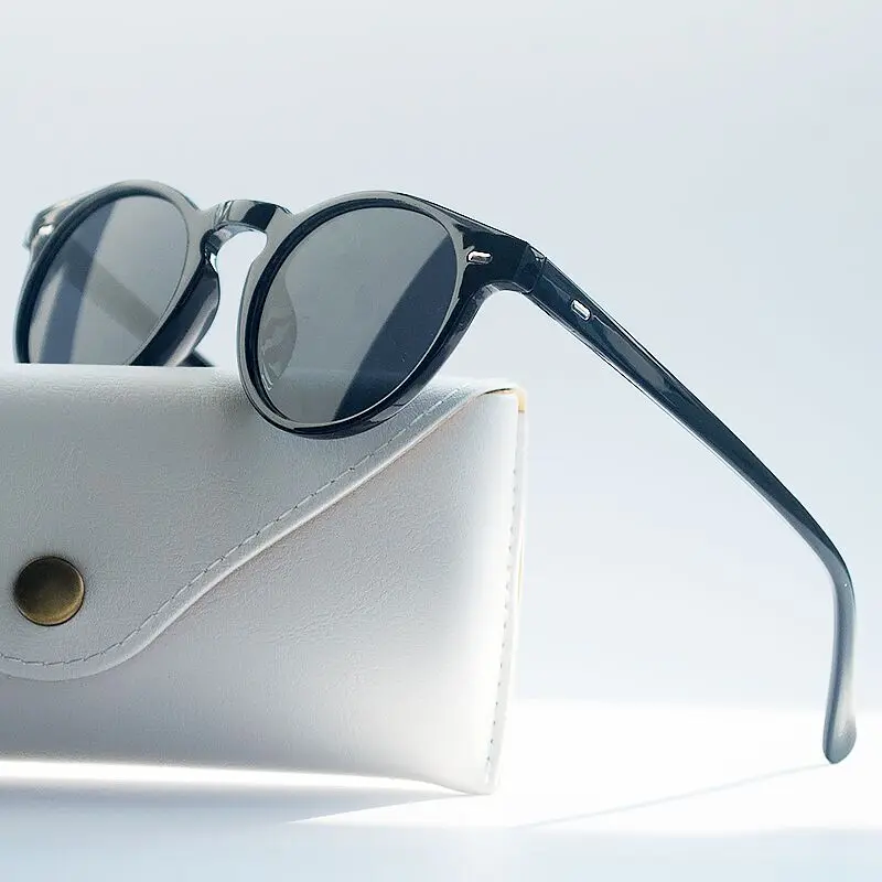 2022 круглые солнцезащитные очки мужские брендовые винтажные маленькие женские и