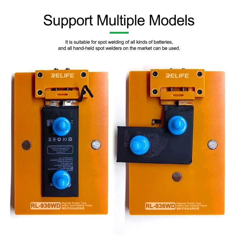 

Приспособление для точного позиционирования батарей RELIFE, магнитный точечный прибор для точечной сварки, для iPhone, Xiaomi, HUAWEI, инструменты для ремонта аккумуляторов