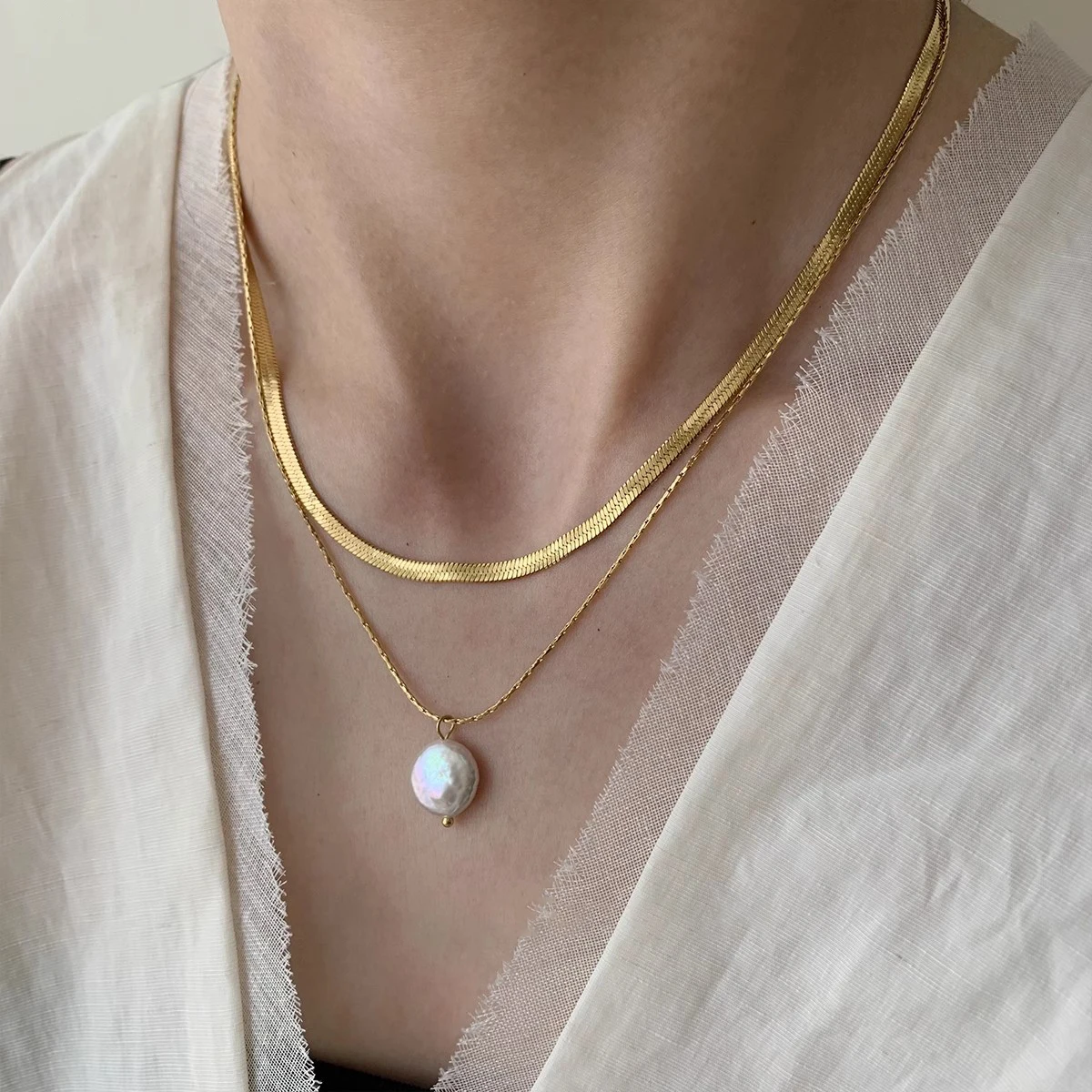 Женское ожерелье Peri'sbox из нержавеющей стали