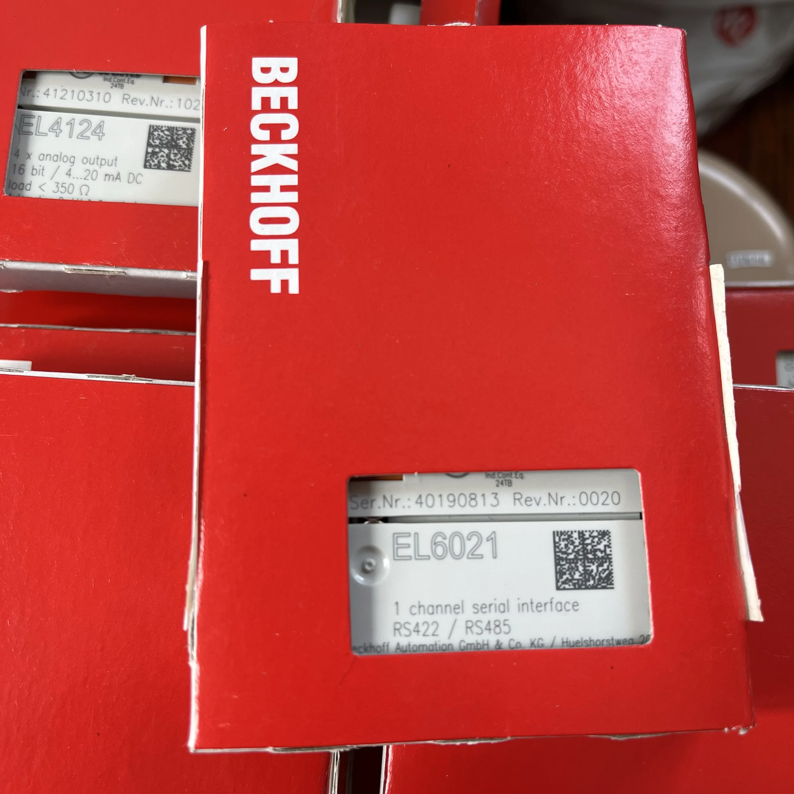 Новый немецкий модуль Beckhoff BECKHOFF EL6021 EL6001 EL6022 EL6002 доступен на складе